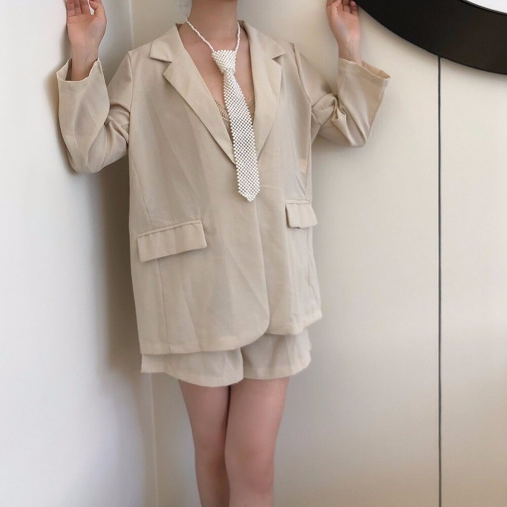 Hand Beaded Retro Hand-made Pearl Tie Adjustable Universal