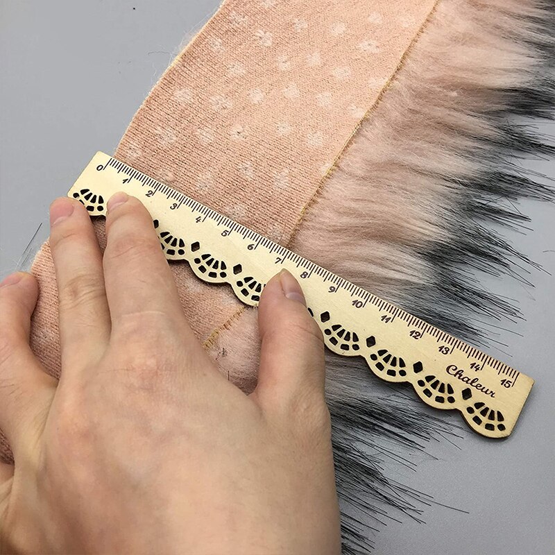 1M Faux Fur Furry Fluffy Trim Diy Accessories Home Decor Sewing Trimming Costume Crafts Luxury Warm Garment Parkas Coat Collar