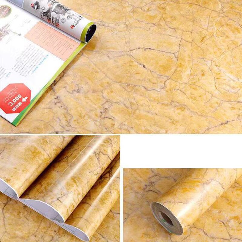 Kuchnia naklejki ścienne z pcv marmurowy blat naklejki łazienka papier samoprzylepny tapeta wodoodporna 60Cm x 10M Home Decoration: 06