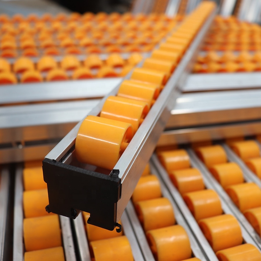 Aluminium Industrial Track plastic Roller Bearing plastic chain conveyor belt Silding rail