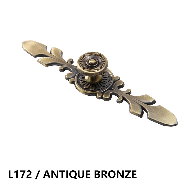 Kitchen Cabinet Door Handle Set Furniture Door Drawer Handles with Back Plate Gold Antique Bronze Antique Copper: Antique Bronze L172