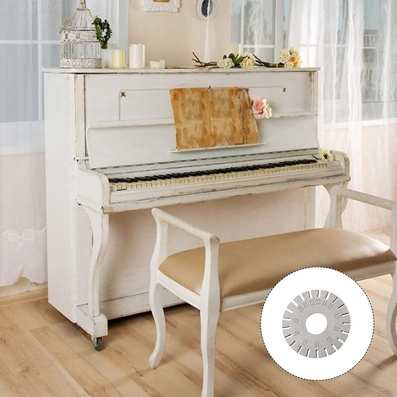 Piano String Measurer Stainless Steel Piano Tuner Piano String Tuning Accessory Fits Most Pianos