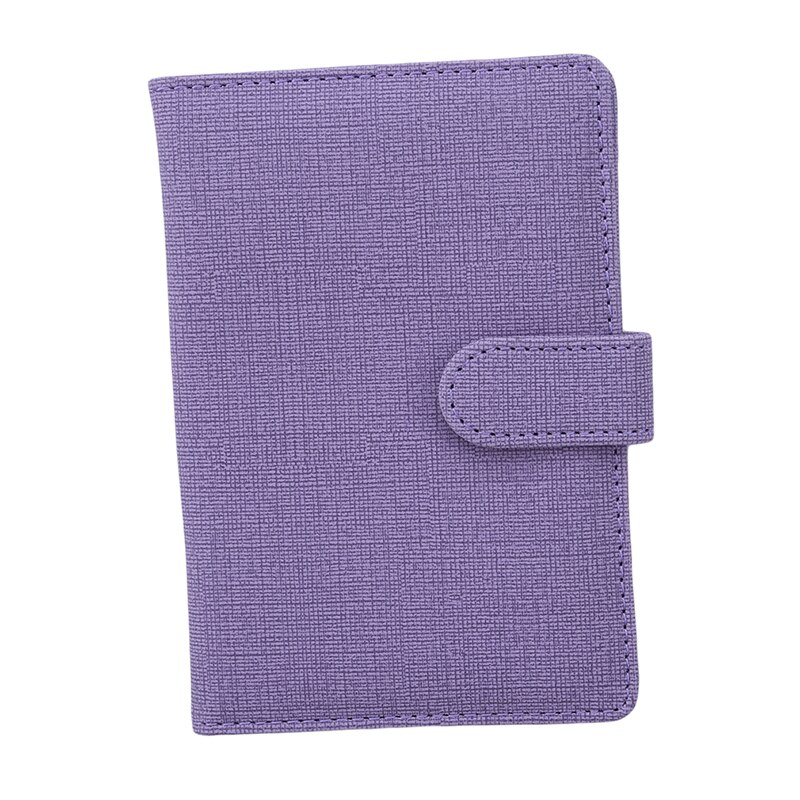 PU Cuir Porte-Passeport Carte Coque Couleur Unie Passeport Housse De Protection Couverture de Passeport
