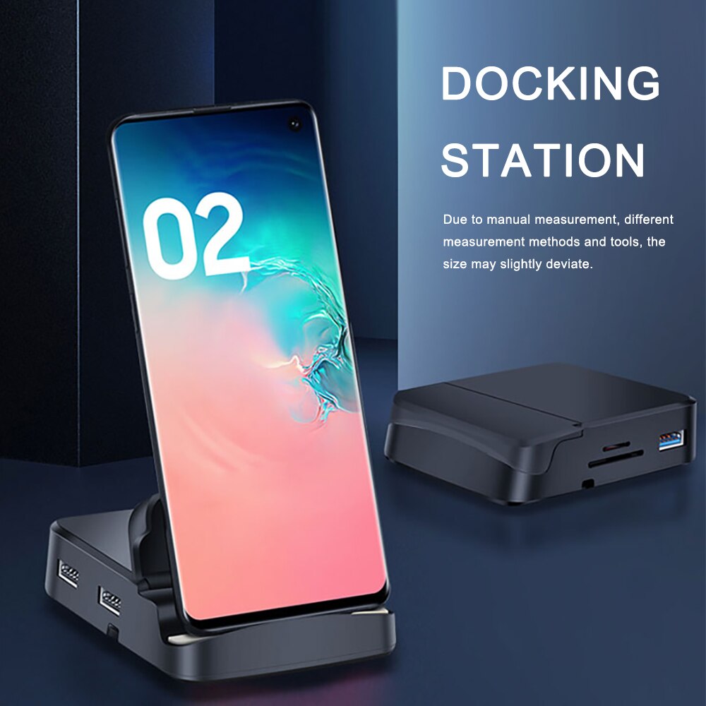 Dex Pad 6 In 1 Voor Samsung S20 S10 1Pc Telefoon Stand Bank Accessoires Dock Power Adapter Thuis Leveringen hub Docking Station