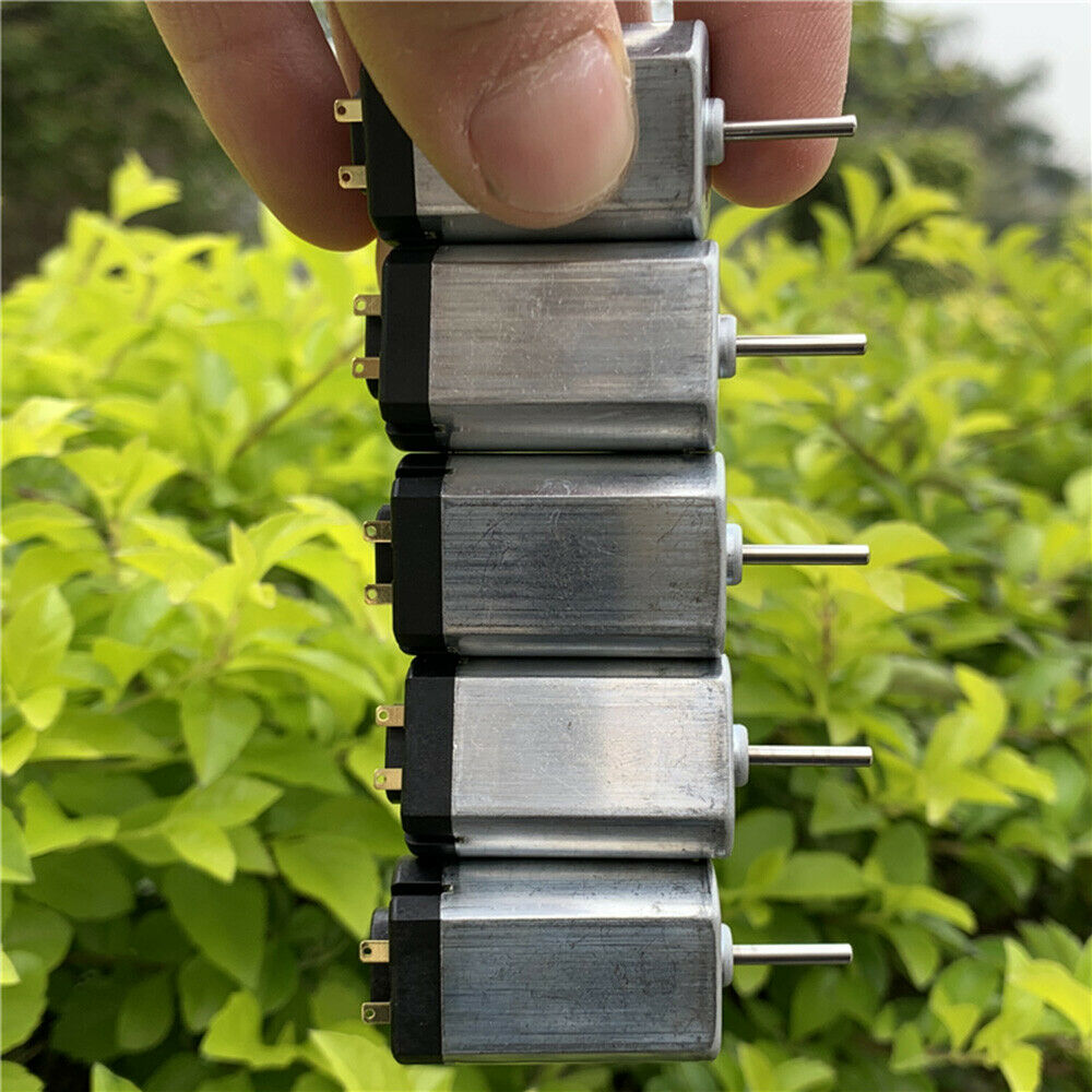 Minebea – Mini moteur électrique 8300, 5V-16V 6V 12V, 180 tr/min, brosse en carbone, silencieux, petit arbre Dia 2mm, bricolage RC, avion, voiture, bateau, jouet