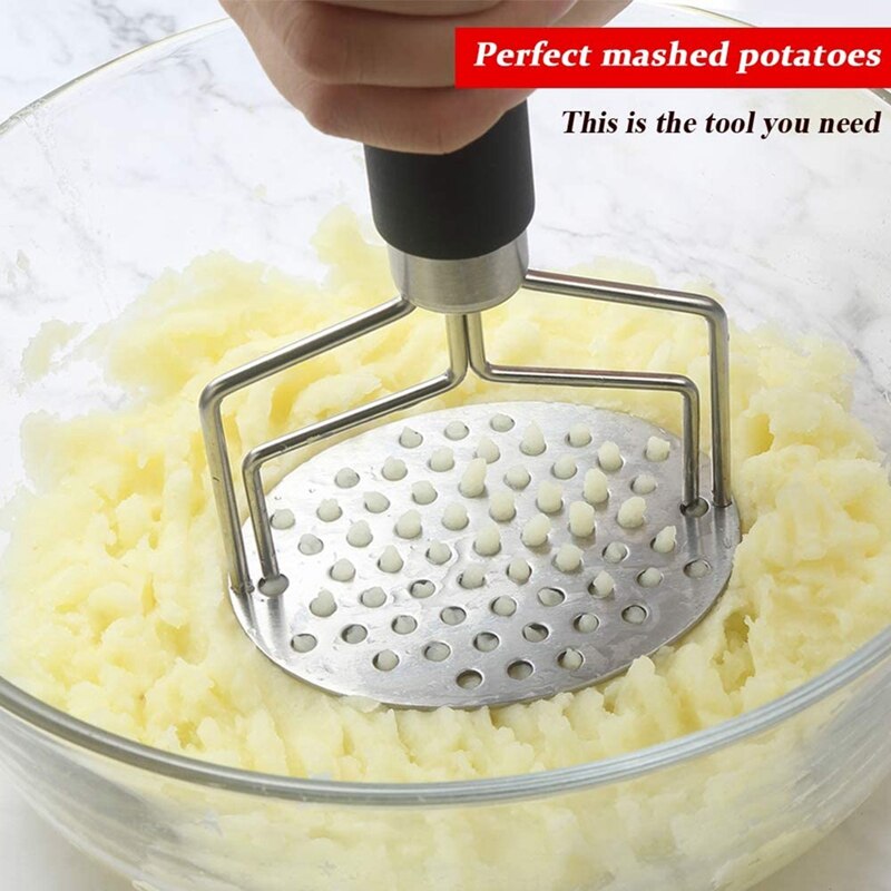 Potato Masher Stainless Steel, Potato Ricer, Potato Masher Hand, Masher Kitchen Tool, Ricer for Mashed Motatoes