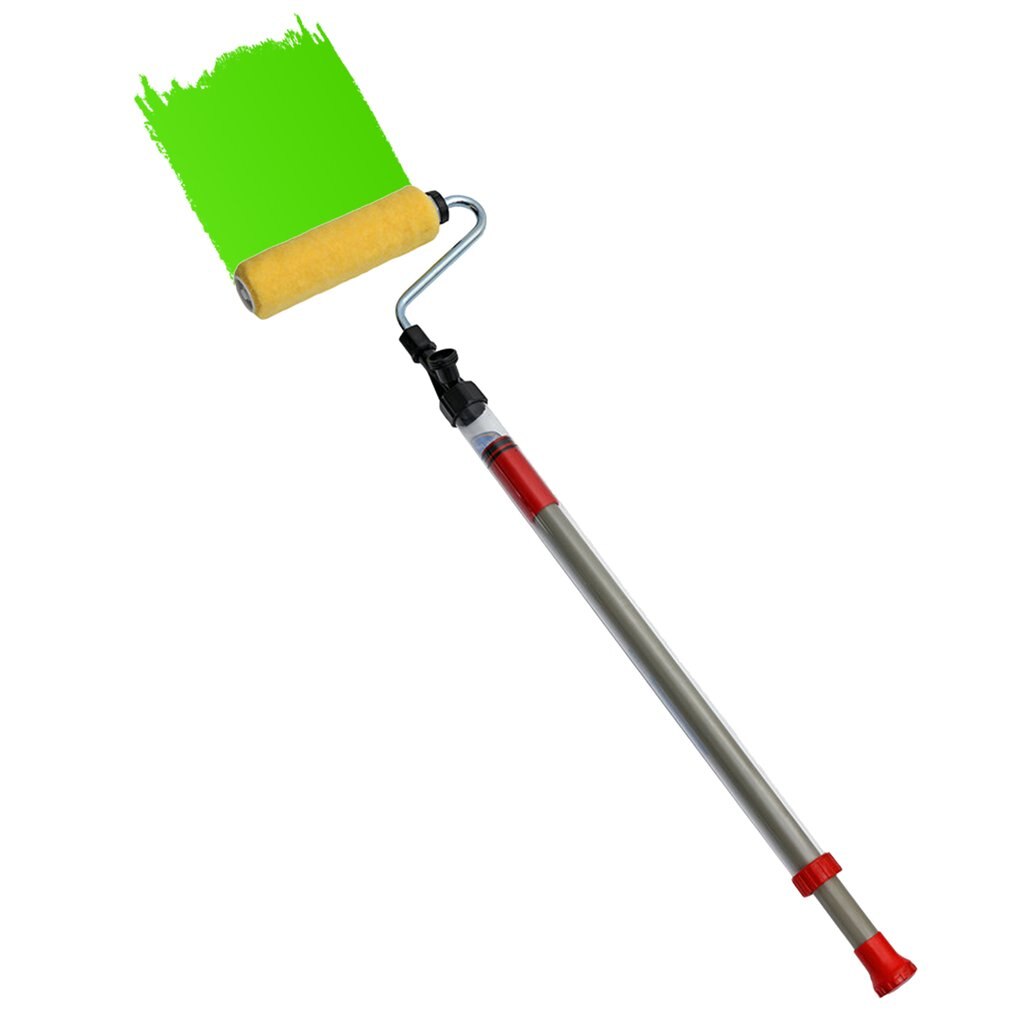 Extendable Roller Brush Straw Type Paint Roller Brush Half-automatic Coating Machine Latex Wall Paint Brush Tool Kits