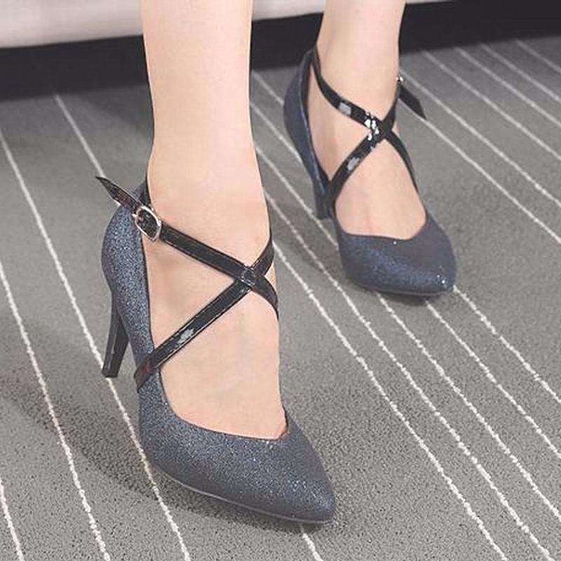 Charm Women Convenient Leather Shoes Belt Ankle Shoe Tie Lady Strap Lace Band For Holding Loose High Heels