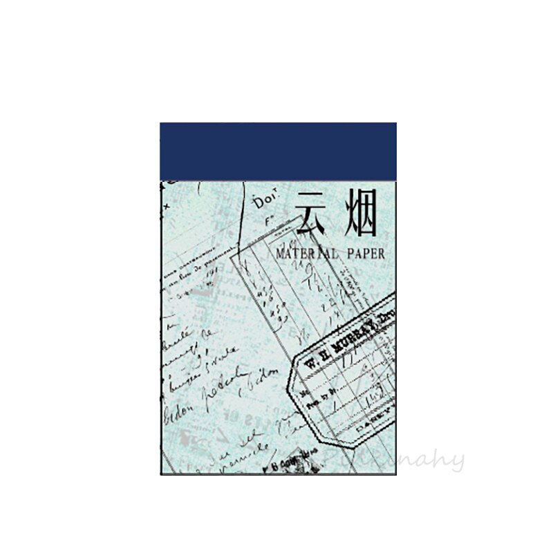 Vintage Flower illustrated Bullet Journal Transparent Paper Memo Pad Sticky Note Memo Notepad School Office Supply Stationery: Black