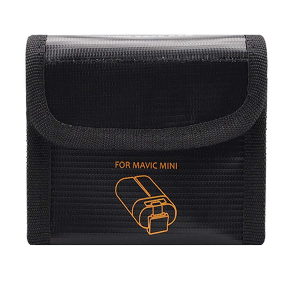 Universal drönarbatteri brandsäkert fodral påseskydd för dji mavic mini explosionssäker förvaringsväska skyddslåda senaste: 2 st