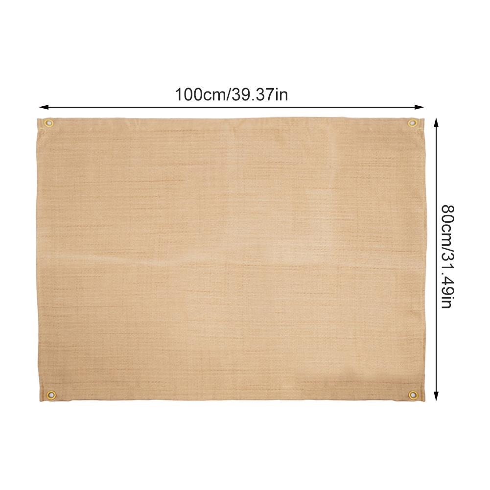 Camping Fireproof Grill Mat Cloth Flame Retardant Ember Mat Blanket with Storage Bag for Outdoors Picnic Barbecue Fireproof Mat