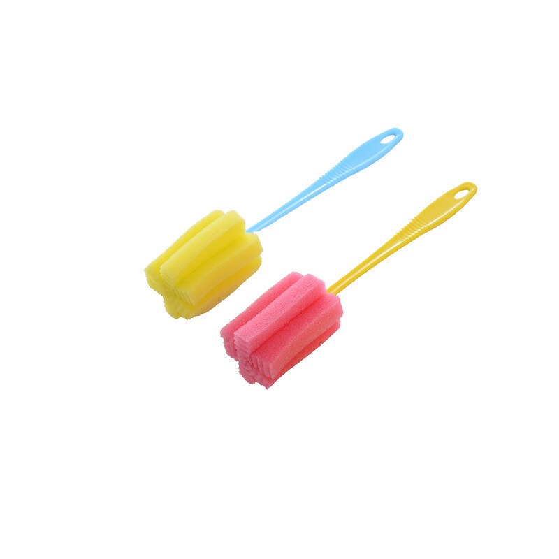 Bottiglie pulite portatili per bambini detergente per pennelli spugna multifunzionale manico lungo tazza spazzola bottiglia aspirapolvere cucina neonato