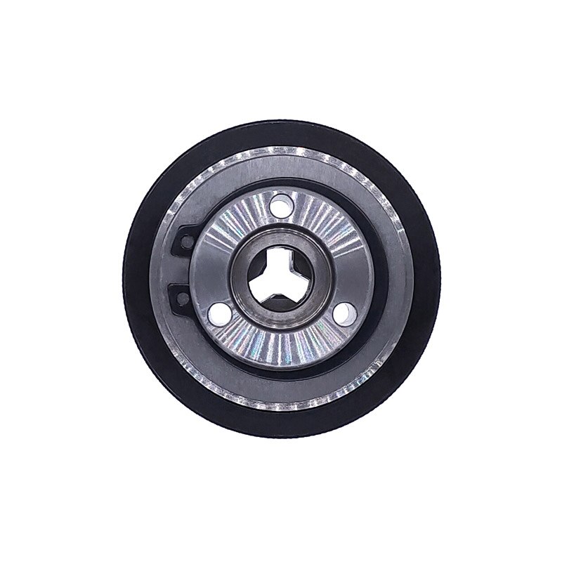 K01-50 63 80 Lathe Mini Chuck 3 Jaws Woodworking Hand Chuck with Mounting Thread Screw Rod Self-Centering Lathe Chuck Tool