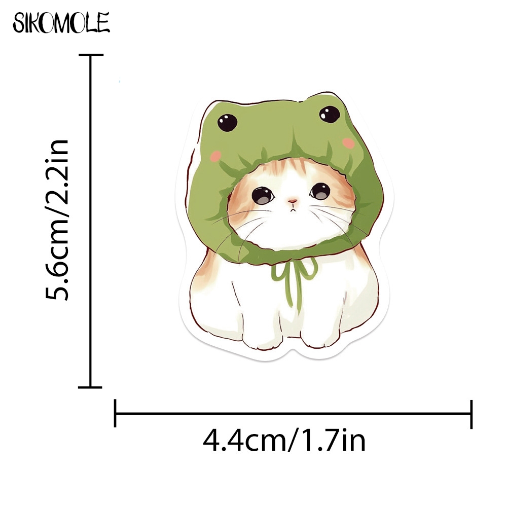 10/30/50PCS Cartoon Cute Cute Cat Stickers Animals Decals DIY Laptop Guitar Skateboard Waterproof Car Graffiti Sticker Kids
