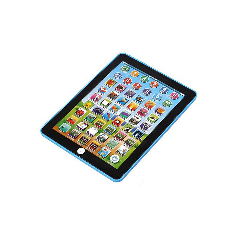 Mini English Child Touch pad/Computer Learning Education Machine/Kids Baby Toys/Educational Language Study Table kids ipad: Blue