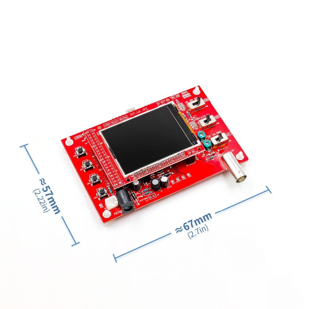 DSO138 Digital Oscilloscope 2.4"TFT Handheld Pocket-Size Digital Oscilloscope Kit Parts for Oscilloscope Electronic Learning