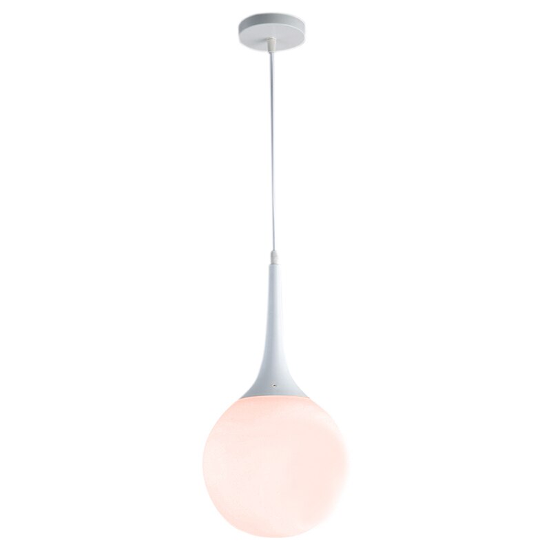 Modern Milk Globe Glass Shade Pendant Lamp Light Lights Fixture Ceiling Lighting-20cm