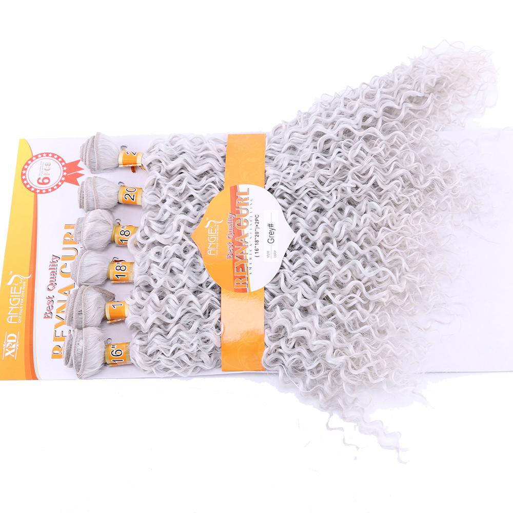 Afro Kinky Curly hair weave Synthetic Hair extensi... – Grandado