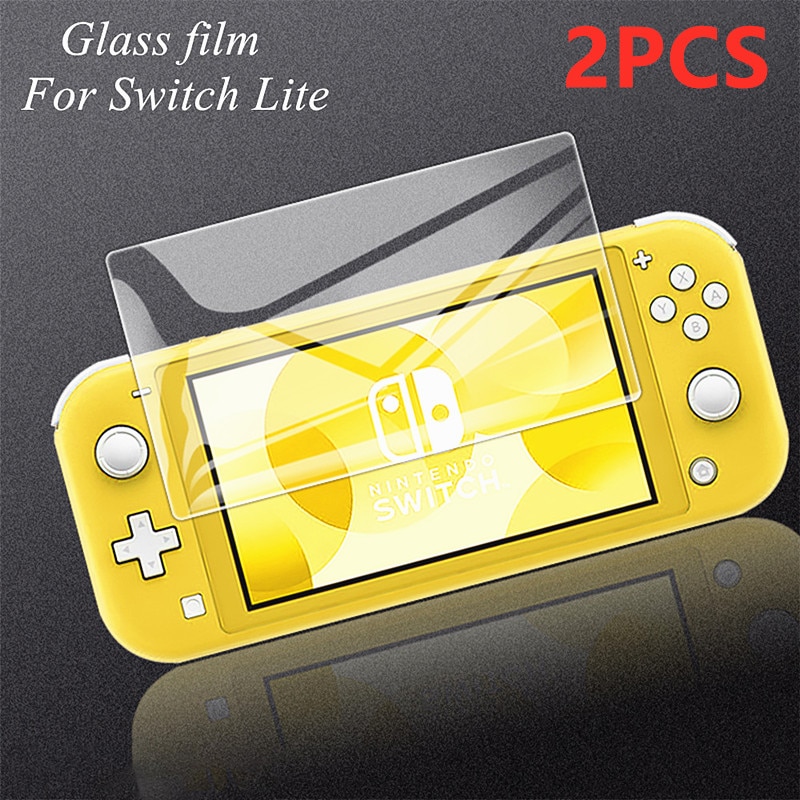 2 Stuks Protector Scherm Ultradunne Explosieveilige Touch Beschermende Voor Schakelaar Lite Gehard Glas Film Voor Nintendo schakelaar Lite