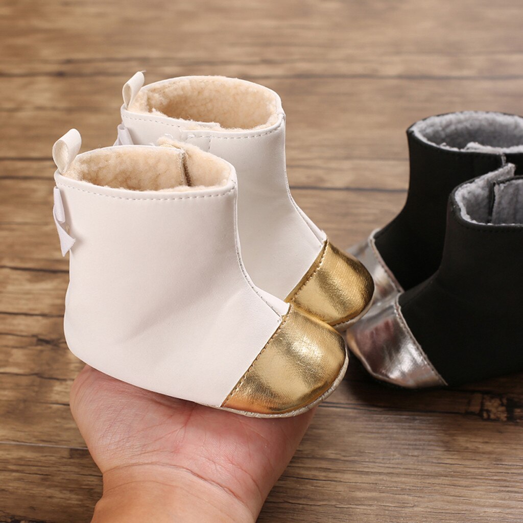 Baby Baumwolle Baby Weichen Boden Kleinkind Schuhe Baby Stiefel Kleinkind Neugeborene Mädchen Jungen draussen Schuhe Erste Wanderer Schuhe Booties