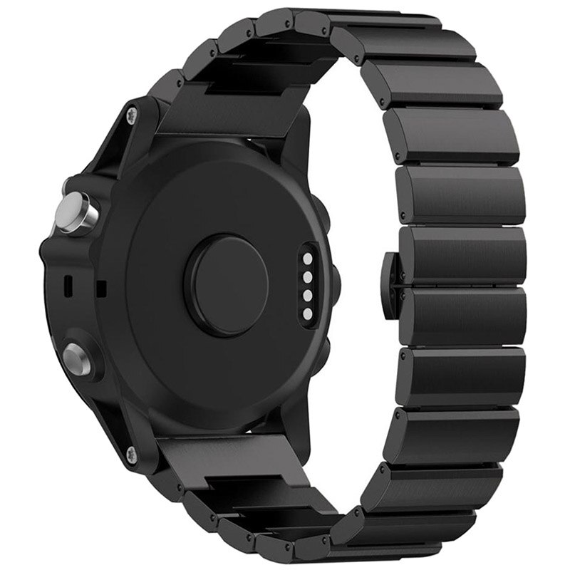 Metalen armband roestvrij staal horlogeband voor garmin fenix 3 /  uur