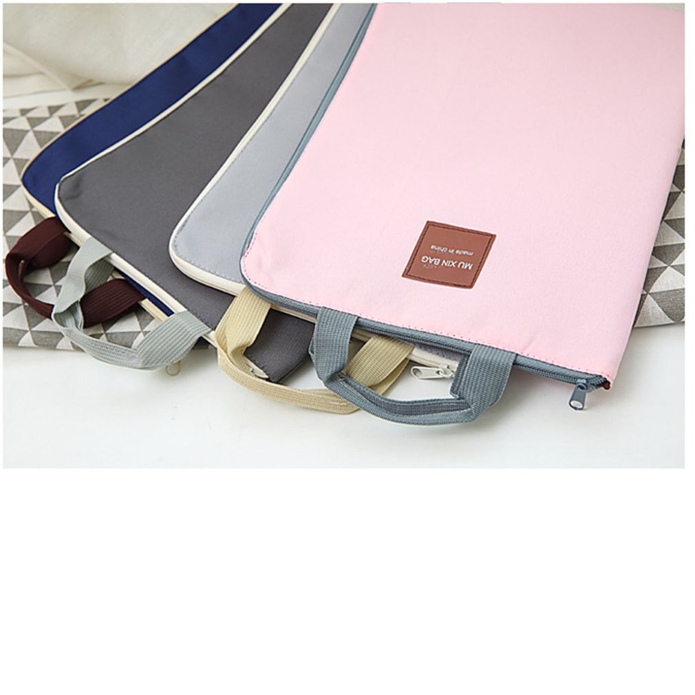 Leinwand Dokumente Tasche A4 Datei Ordner Mit Dual Schnallen Einreichung Tasche Wasserdichte Papier Organizer Büro Schule Schreibwaren