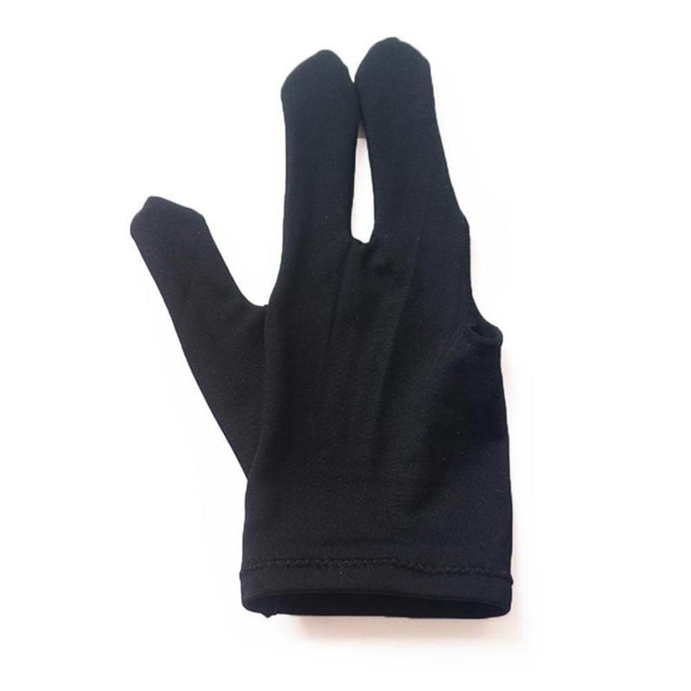 1 pc snooker pool billard handsker kø skydespil spandex 3 fingerhandsker