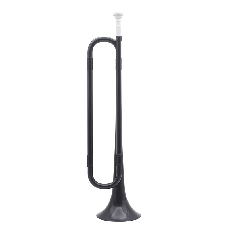 Plasttrumpet - bekvämt ergonomiskt grepp - bb autentiskt ljud för student- och nybörjare abs konstruktion: Svart