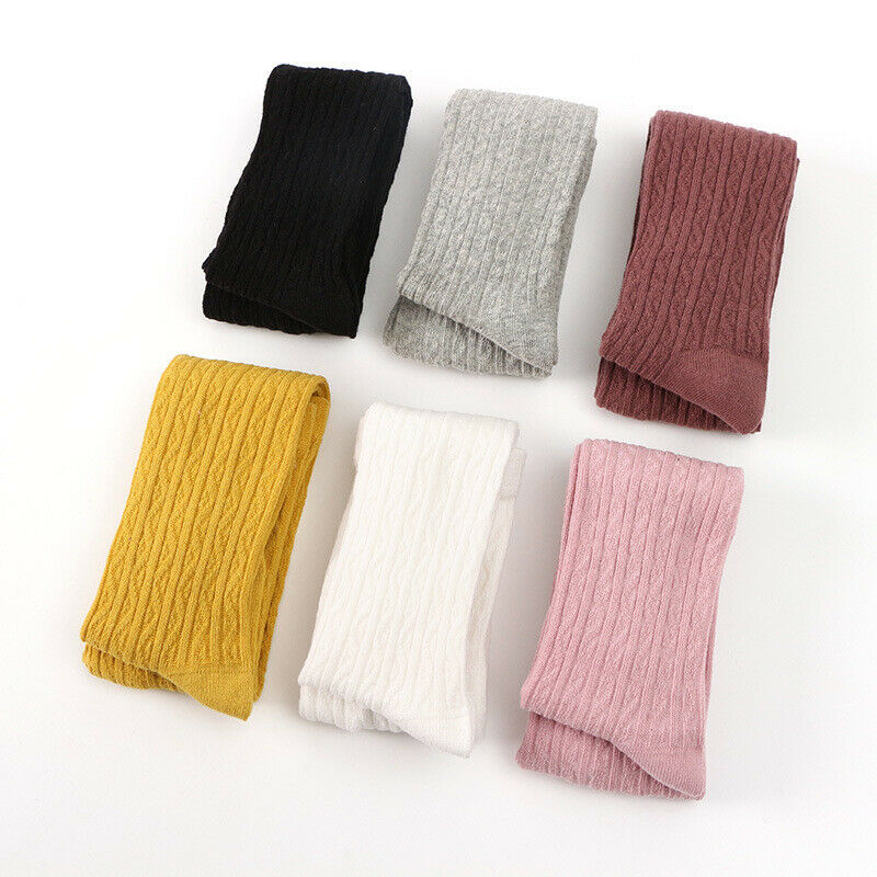 0-4Y Kids Peuter Baby Meisjes Panty Solid Warm Katoen Panty Panty Broek