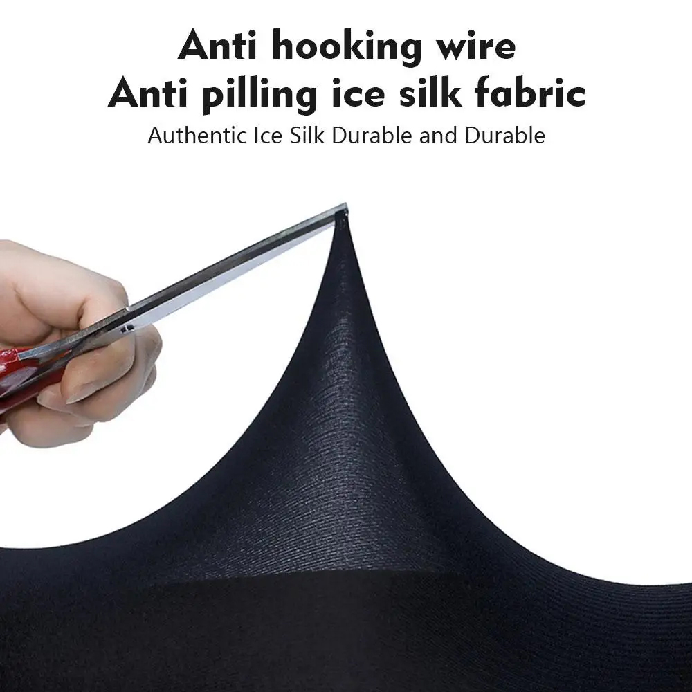 1 Paar Sommer-Sonnenschutz-Ärmel aus Eisseide für Herren, Übergröße, Armschutz, UV-Schutz, Handschuhe, Armstulpen, schnell trocknend, Armwärmer