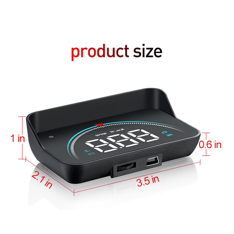 M8 HUD Head-Up Display OBD2 II Overspeed Warning System Speed Voltage Alarm Car-Styling Car Head Up Display