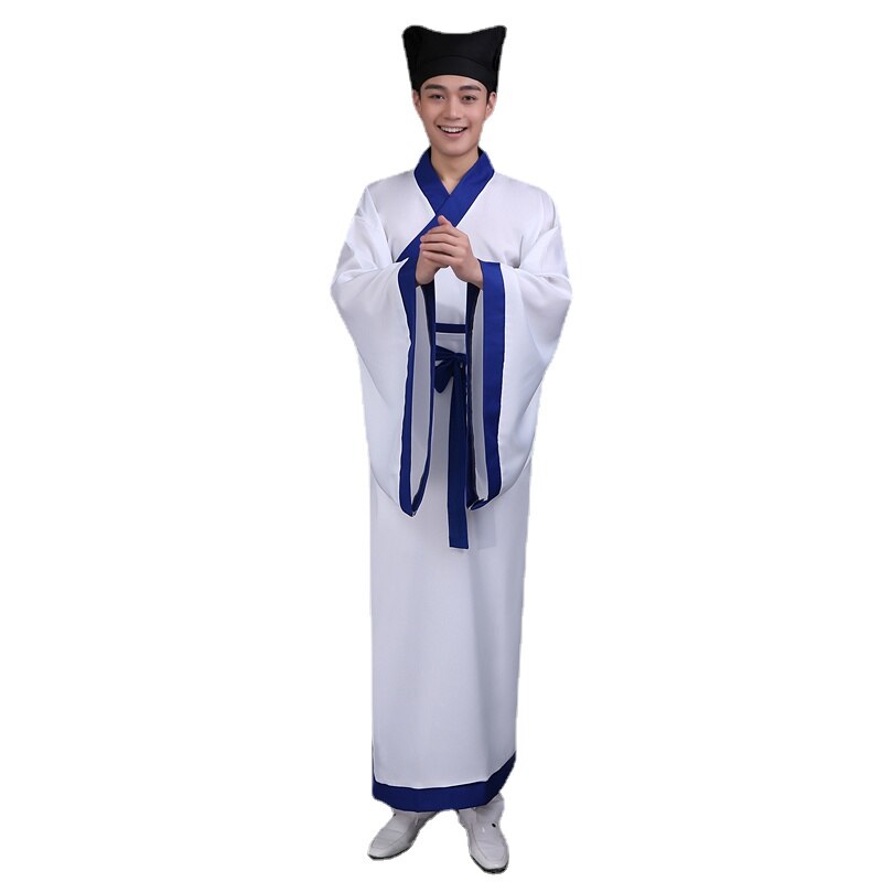 vestido tradicional chino antiguo traje Hanfu hombres Scholar ropa de los hombres ropa tradicional