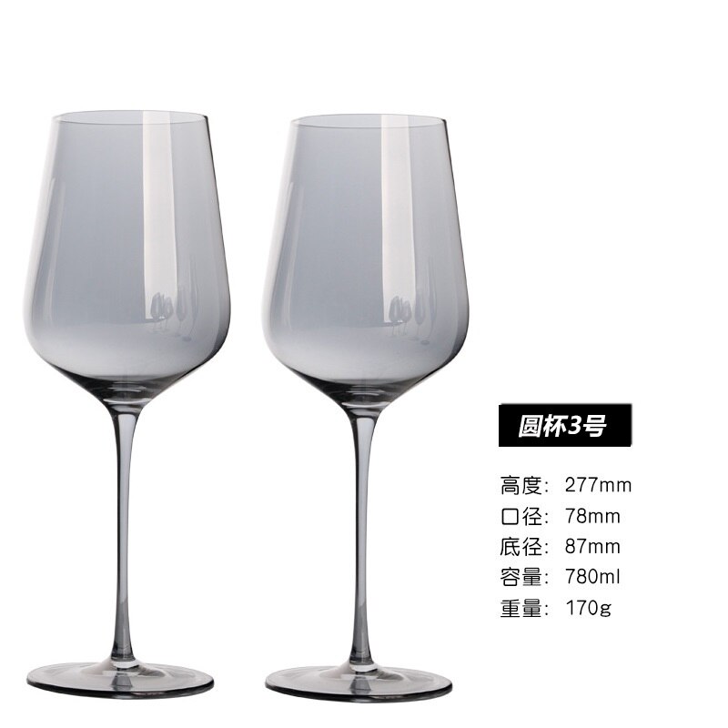 Champagneglas sølv røg grå plating drikke vinglas riste fløjter bryllup dekoration: A1 780ml