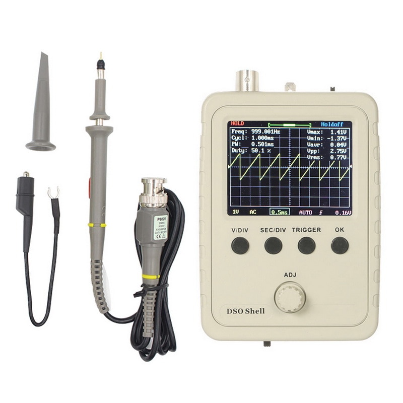 Dso digitalt oscilloskop fuldt samlet med  p6020 bnc standard probe