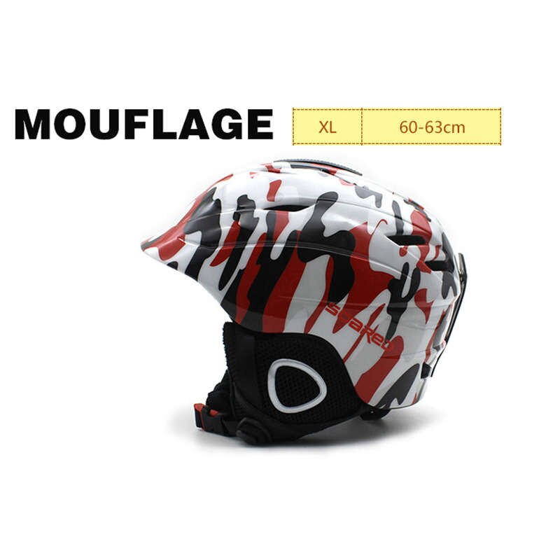 Adult Ski Helmet Unisex Winter Sports Helmets Breathable Skating Safety Protective Gear for Skateboard Roller Snowboard