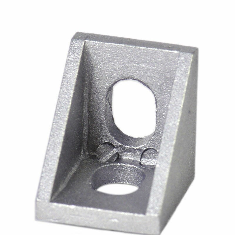 20x20x17mm L-shaped aluminum corner fitting connector bracket fastener series industrial aluminum profile corner code