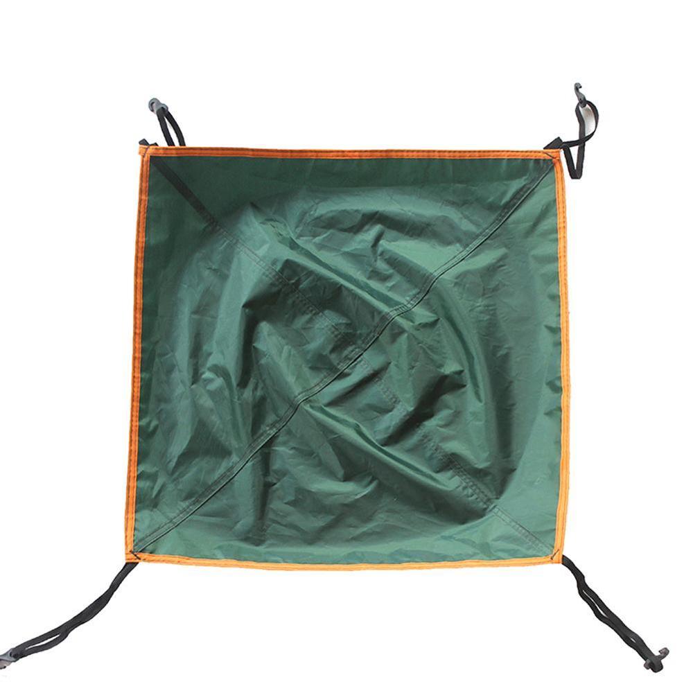 Tent Tarp Dak Cover Strand Lichtgewicht Picknick Zon Onderdak Waterdicht Doek Luifel Luifel Outdoor Camping Draagbare Reizen Anti Uv: green