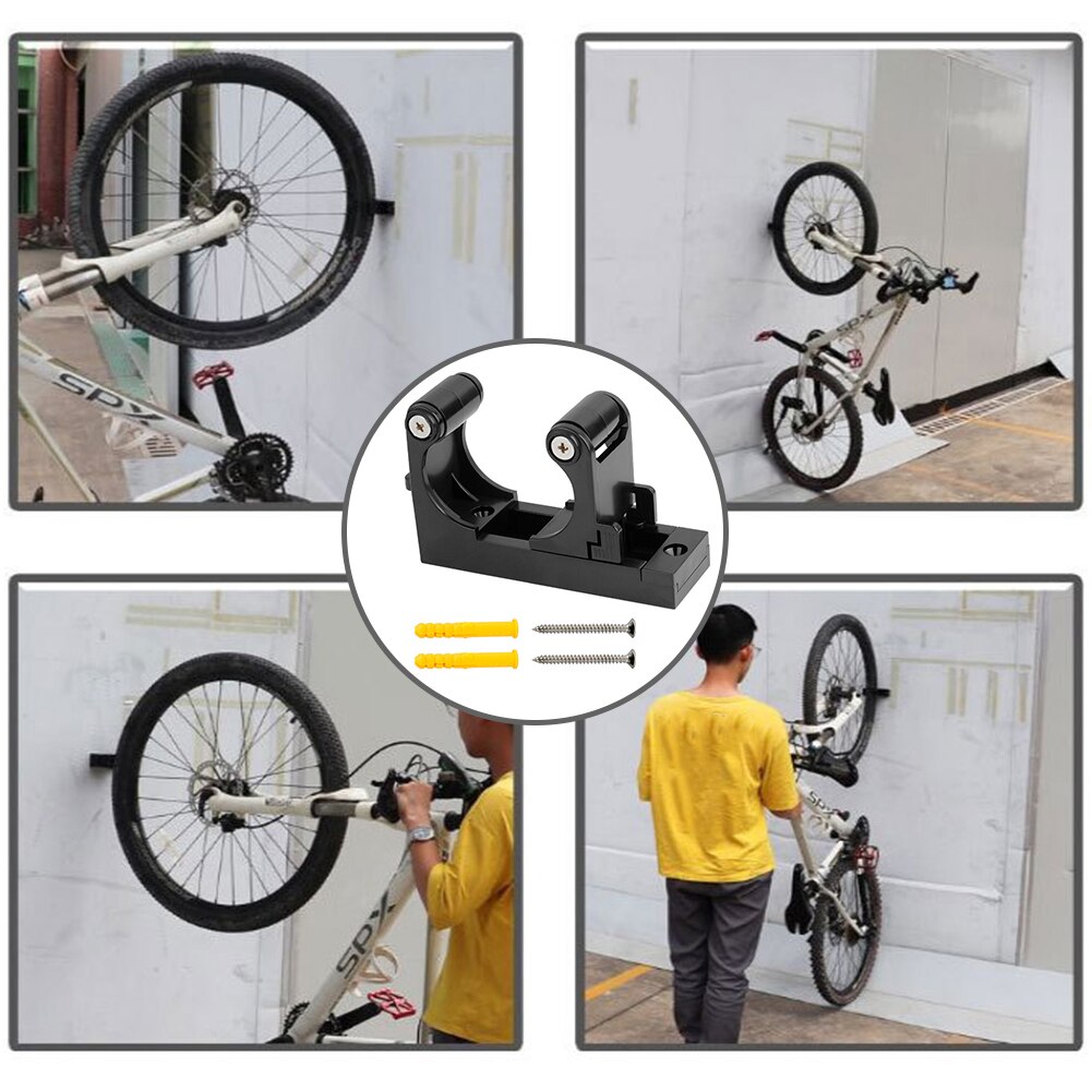 Bicycle Wall Mount Display Holder Stand Road Bike Parking Buckle Indoor Bicycle Wall Mount Hook Holder Stand Bike Accessories
