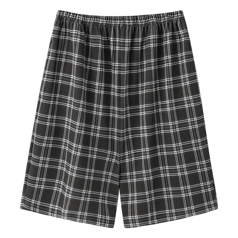 Reine Baumwolle Jungen Männlichen Casual Plaid Hosen Shorts Sport Hosen Pyjamas Schräg Tasche Pyjamas Nachtwäsche Elastische Taille Mann der Marmeladen HDE