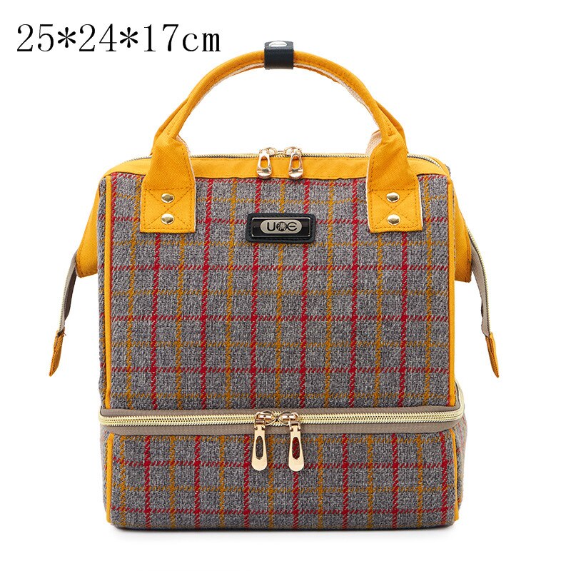 Mutter Mutterschaft Schultern Rucksack Windel Tasche Für Mutter Papa Mini Brust Pumpe Tasche Baby Windel Tasche Wasserdichte Milch Flasche Tasche: 1