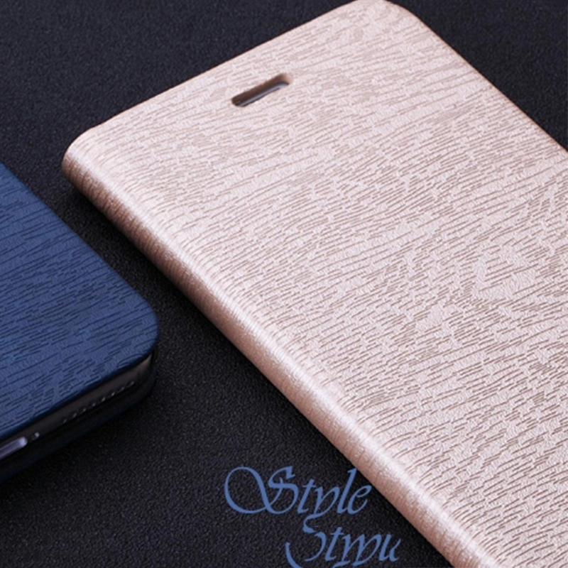 Wood grain PU Leather Case For Oukitel C17 Pro Flip Case For Oukitel C17 Business Phone Bag Case Soft Silicone Back Cover