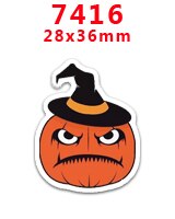 Diy askartelutarvikkeet halloween-painetut tasaselkäiset tasomaiset hartsit 30 kpl. pr -1191-9804: Pr -7416