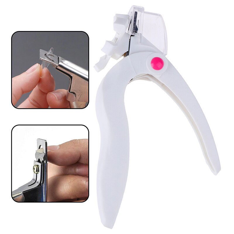1 pièces Nail Art coupe-ongles coupe-ongles Gel acrylique faux conseils Frence U forme tondeuse outil de manucure