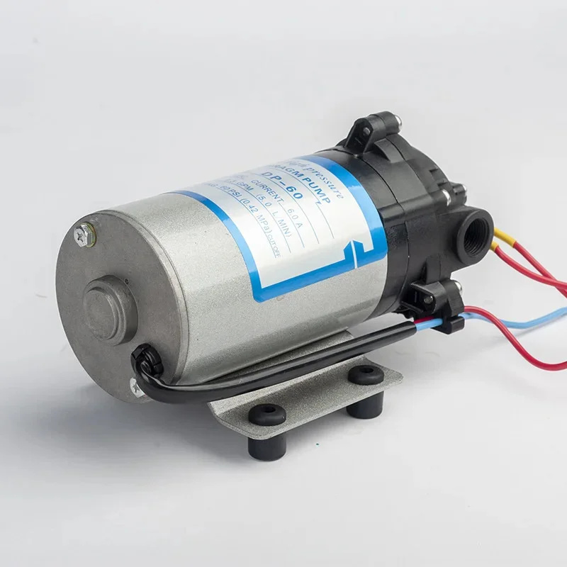 12V 24V 5L/min 60PSI 5m Micro High-pressure Diaphragm Pump Spray Pump Corrosion Resistant Self-priming Pump