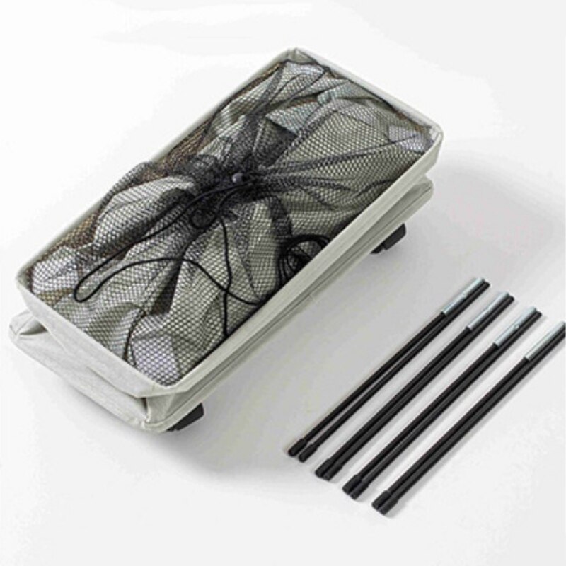 Aluminum Frame Laundry Basket Can Be Folded Dirty Clothes Basket Tall Thin Laundry Basket With Brake Function Universal Wheel