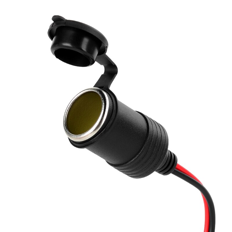 12V10A wtyczka zapalniczki samochodowej złodziejka z końcówką oczkową O zacisk pierścieniowy złącze robić łodzi morskich RV motocykl Truc