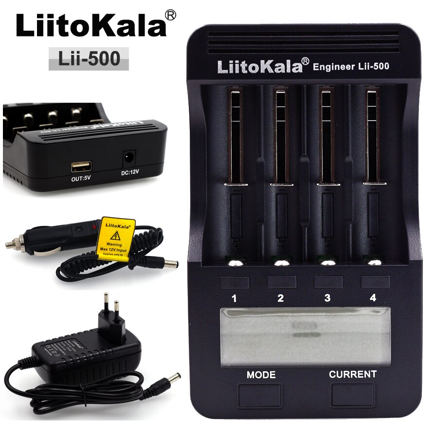 Liitokala Lii 500 Lii 400 Lii 300 Lii S1 18650 Lader Acculader Voor Batterij 18650 26650 18350 Aa Aaa test Capaciteit