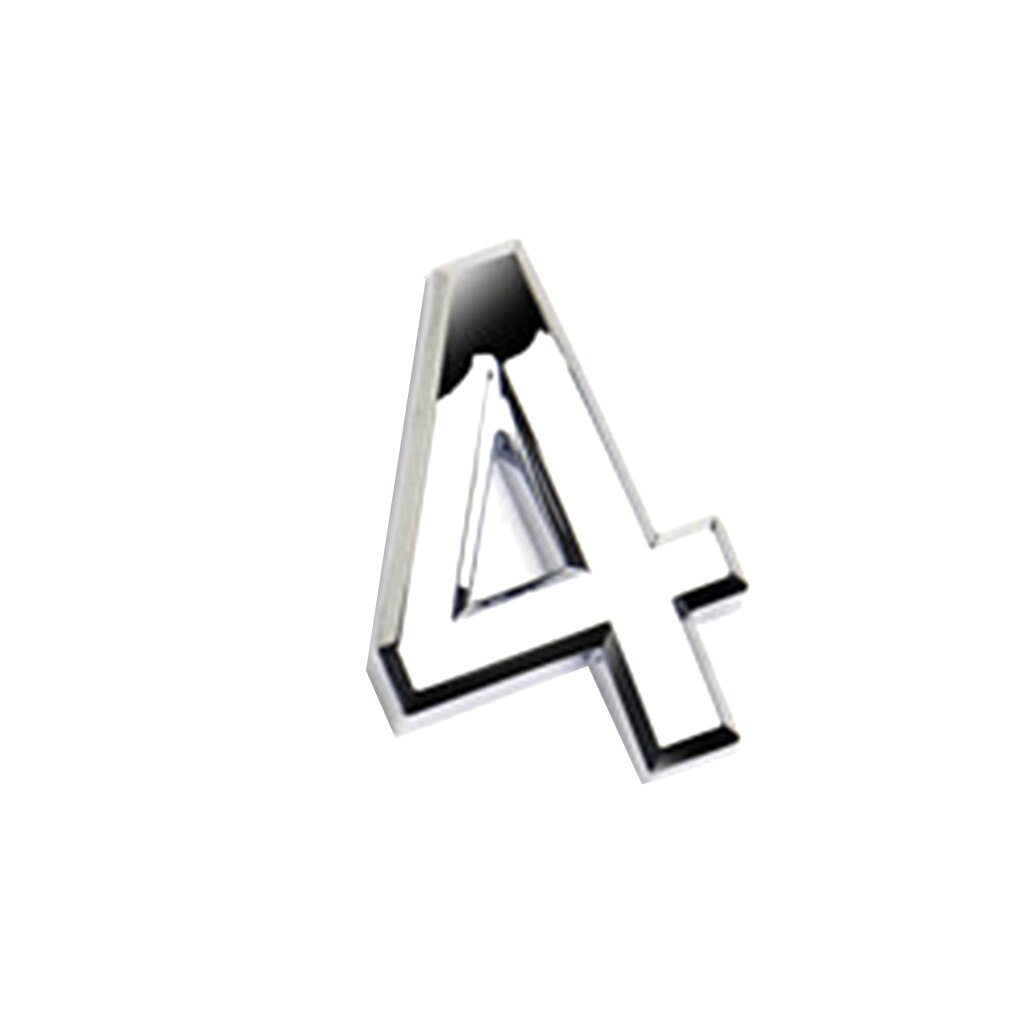 arrivé chiffre porte Plaque maison signe placage porte 0 à 9 en plastique numéro étiquette hôtel maison autocollant porte étiquette: NO5