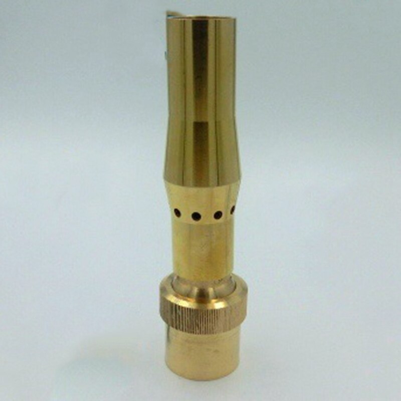 3/4 Inch Brass Foam Jet Fountain Nozzles Garden Landscape Fountain Adjustable Multi-Spray Nozzle Garden Pond Decoration