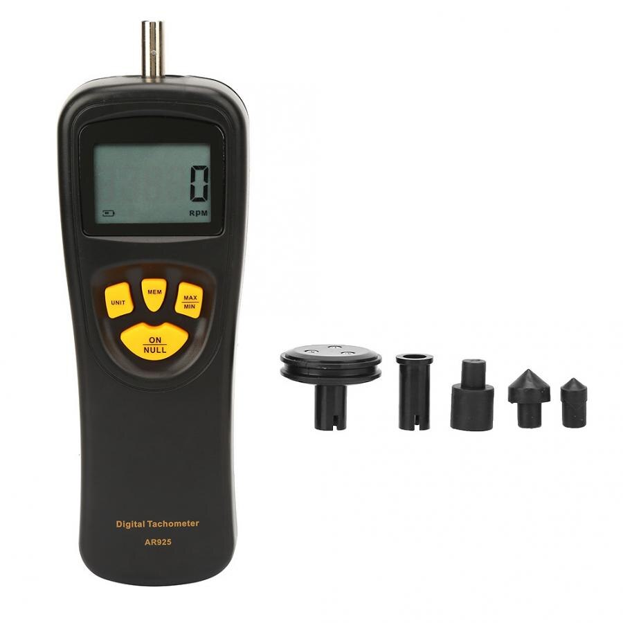 SMART SENSOR 0.5~19999 RPM AR925 Contact Digital Tachometer Rotation Meter with LCD Backlight Display Speed